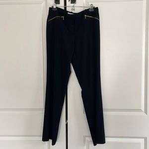 Calvin Klein black straight leg trousers